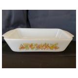 Anchor Hocking 441 Fall Harvest Loaf Pan 1qt USA