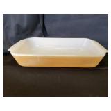 Fire King Peach Lustre 1.5qt Casserole Dish