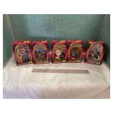 Lot of 5 Jeff Gordon #24 Trevco Collectible Ornaments