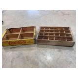 Coca-Cola & Royal Crown Cola Wooden Bottle Crates
