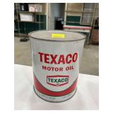 Texaco Motor Oil Can