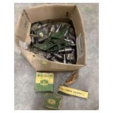 Box Lot of John Deere Farm Equipment Parts