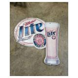 Miller Lite Porcelain Sign