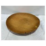 Large Hand-Turned Wooden Bowl