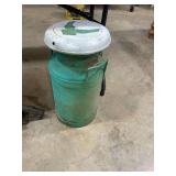 Green Milk Can
