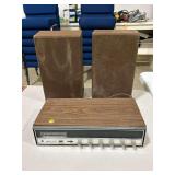 Midland 8-Track Tape Player with Speakers
