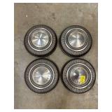 Set of Four Mercury Hubcaps