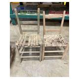 Pair of Wooden Chairs