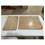 Pair of Math Reference Charts