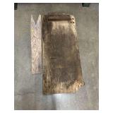 Wooden Work Bench with Support Piece