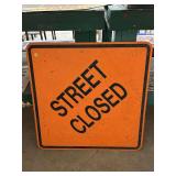 Street Closed Sign
