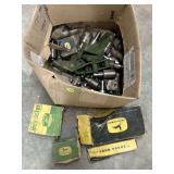 Box Lot of John Deere Farm Equipment Parts