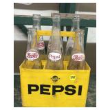 Pepsi Cola 10 oz Bottles with Carrier