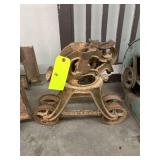 Cast Iron Rolling Pulley System