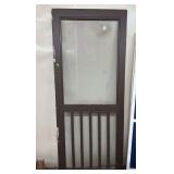 Wooden Framed Screen Door