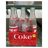 Nehi 10 oz Bottles in Coke Carrier