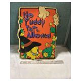 1987 Warner Bros Tweety Bird "No Puddy Tats Allowed" Sign