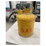 Vintage Yellow Gas Can