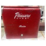 Pleasure Chest Master Red Metal Cooler