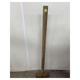 Large Sledge Hammer with Wooden Handle
