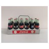 Coca-Cola 12 Bottle Carrier with Vintage Bottles