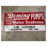 Deming Pumps Water Systems Advertising Sign