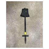 Woodmen of the World Cast Iron Grave Marker