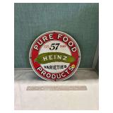 Heinz Pure Food Products Advertising Sign