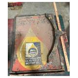 Naturalube Motor Oil Advertising Sign