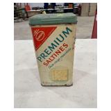 Nabisco Premium Saltines Cracker Tin