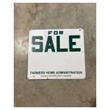 Farmers Home Administration For Sale Sign