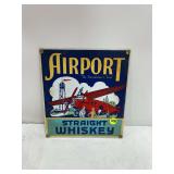 Airport Straight Whiskey Advertising Sign