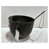 Cast Iron Kettle Pot with Ladle