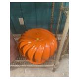 Orange Metal Roof Turbine Ventilator