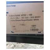 2 Boxes of SEALTITE  1/8 X .126 - .187 S/S Rivets