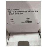 6 Boxes Delta Wedge Anchor Bolts - 1/2-13 x 2 3/4 Inch