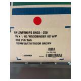 4 Boxes Woodbinder Screws - 10 x 1 1/2 inch
