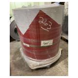 Unused Roll of 26 Ga. Crimson Red- 3,146
