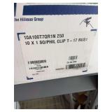 (2) Hillman 10 x 1 SQ/Phil Clip T-17 Screws