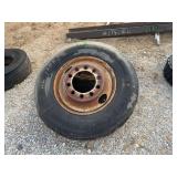 (2) 295/75R 22.5 Tire With Rims