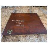 (1) 60” x 66 1/4”x 3/4” Steel Plate