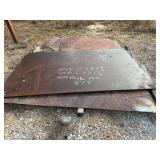 (4) PCS Steel Plate, See List