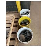 (3) Buckets Scrap Steel