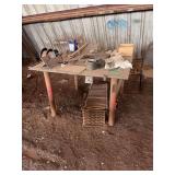 4 x 4 Steel Shop Table, 3/8 Plate