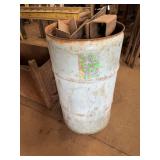 55 Gal Drum of Scrap Steel