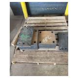 (18) Steel Plate Plates - Measurements Below