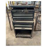 Tool Box on Castors with Contents