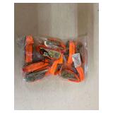 (10) Orange Ratchet Tie Down Straps