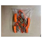 (10) Orange Ratchet Straps