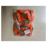 (10) Orange Ratchet Tie Down Straps
